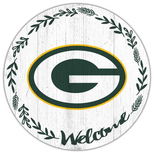 Green Bay Packers 12&quot; Welcome Circle Sign
