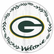 Green Bay Packers 12" Welcome Circle Sign