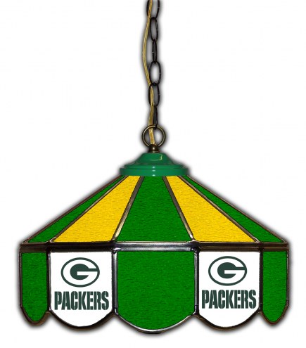 Green Bay Packers 14&quot; Glass Pub Lamp