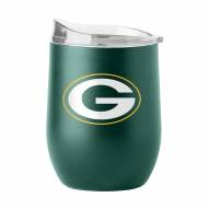 Green Bay Packers 16 oz. Flipside Powder Coat Curved Beverage Glass