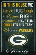 Green Bay Packers 17" x 26" In This House Sign