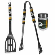 Green Bay Packers 2 Piece BBQ Set with Season Shaker