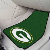Green Bay Packers 2-Piece Carpet Car Mats