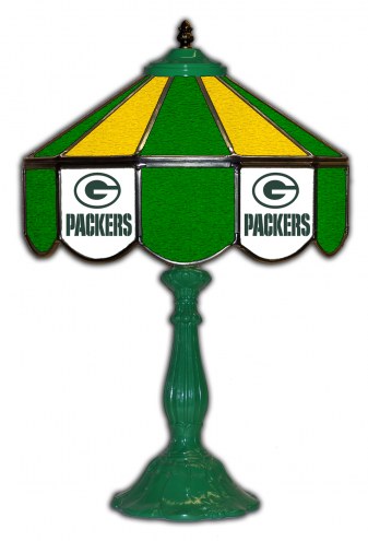 Green Bay Packers 21&quot; Glass Table Lamp