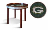 Green Bay Packers 24" Barrel Top Side Table