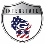 Green Bay Packers 24" Patriotic Interstate Metal Sign