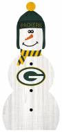Green Bay Packers 31" Snowman Leaner