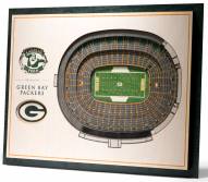 Green Bay Packers 5-Layer StadiumViews 3D Wall Art