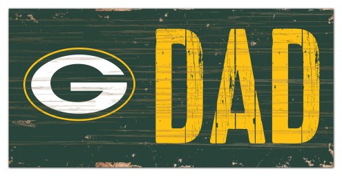 Green Bay Packers 6&quot; x 12&quot; Dad Sign