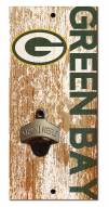 Green Bay Packers 6" x 12" Distressed Bottle Opener