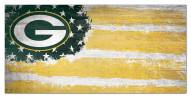 Green Bay Packers 6" x 12" Flag Sign