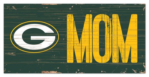 Green Bay Packers 6&quot; x 12&quot; Mom Sign