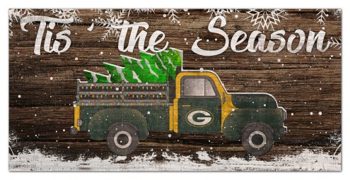 Green Bay Packers 6&quot; x 12&quot; Tis the Season Sign