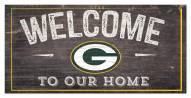 Green Bay Packers 6" x 12" Welcome Sign