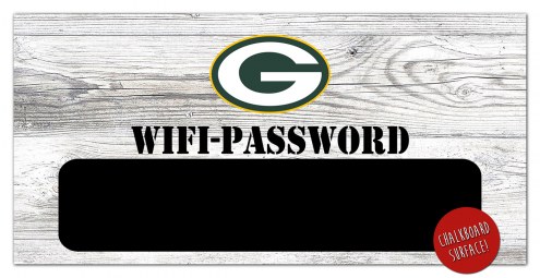 Green Bay Packers 6&quot; x 12&quot; Wifi Password Sign