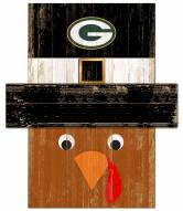 Green Bay Packers 6" x 5" Turkey Head