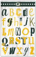 Green Bay Packers Alphabet 11" x 19" Sign
