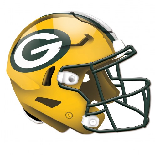 Green Bay Packers Authentic Helmet Cutout Sign