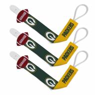 Green Bay Packers Baby Pacifier Clips