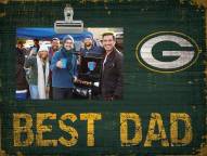 Green Bay Packers Best Dad Clip Frame