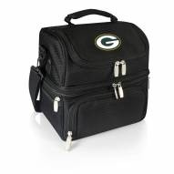 Green Bay Packers Black Pranzo Insulated Lunch Box
