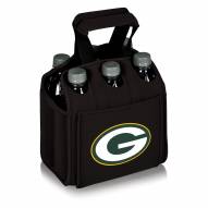 Green Bay Packers Black Six Pack Cooler Tote