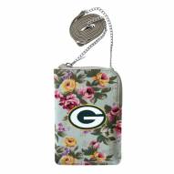 Green Bay Packers Canvas Floral Smart Purse