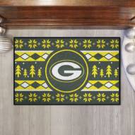 Green Bay Packers Christmas Sweater Starter Rug
