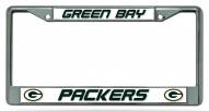 Green Bay Packers Chrome License Plate Frame
