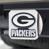Green Bay Packers Chrome Metal Hitch Cover