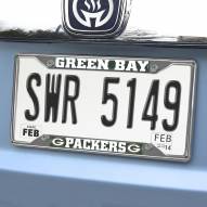 Green Bay Packers Chrome Metal License Plate Frame