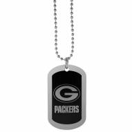 Green Bay Packers Chrome Tag Necklace