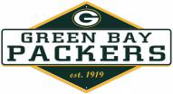 Green Bay Packers Diamond Panel Metal Sign
