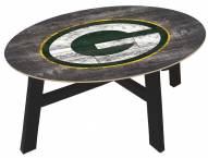Green Bay Packers Distressed Wood Coffee Table