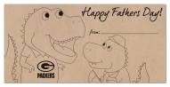Green Bay Packers Father's Day Coloring Sign