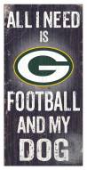 Green Bay Packers Football & My Dog Sign