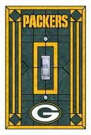 Green Bay Packers Glass Single Light Switch Plate Cover