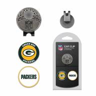 Green Bay Packers Hat Clip & Marker Set