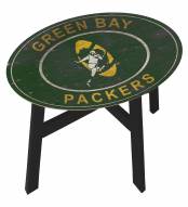 Green Bay Packers Heritage Logo Side Table