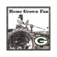 Green Bay Packers Home Grown 10" x 10" Sign