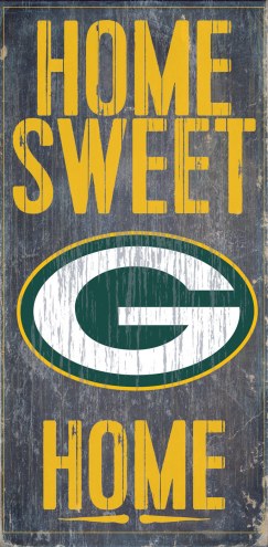 Green Bay Packers Home Sweet Home Wood Sign