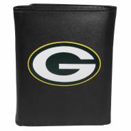 Green Bay Packers Large Logo Leather Tri-fold Wallet