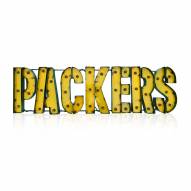 Green Bay Packers Lighted Recycled Metal Sign