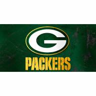 Green Bay Packers Glass Wall Art Logo
