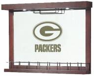 Green Bay Packers Mirrored Wall Bar