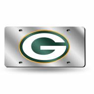Green Bay Packers NFL Silver Laser License Plate