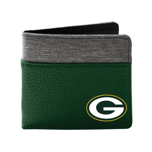 Green Bay Packers Pebble Bi-Fold Wallet