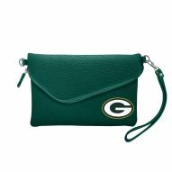 Green Bay Packers Pebble Fold Over Purse