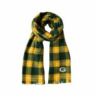 Green Bay Packers Plaid Blanket Scarf