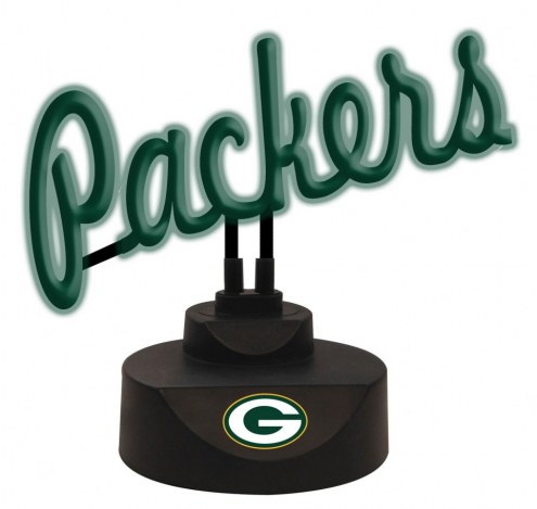 Green Bay Packers Script Neon Desk Lamp